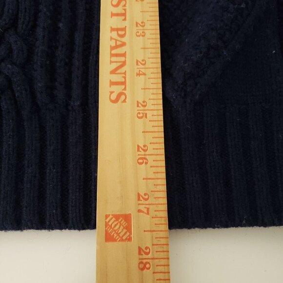 Jos A Bank Chunky Knit Pullover Wool Blend Quarter Zip Mock Neck Sweater Mens XL - Picture 8 of 8